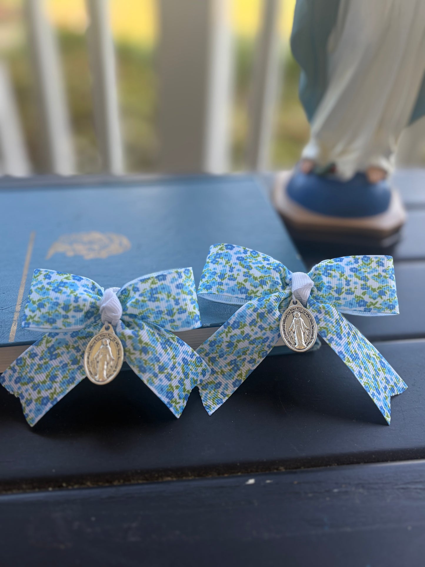 Wildflower Bow-Choose Your Blessed Medal