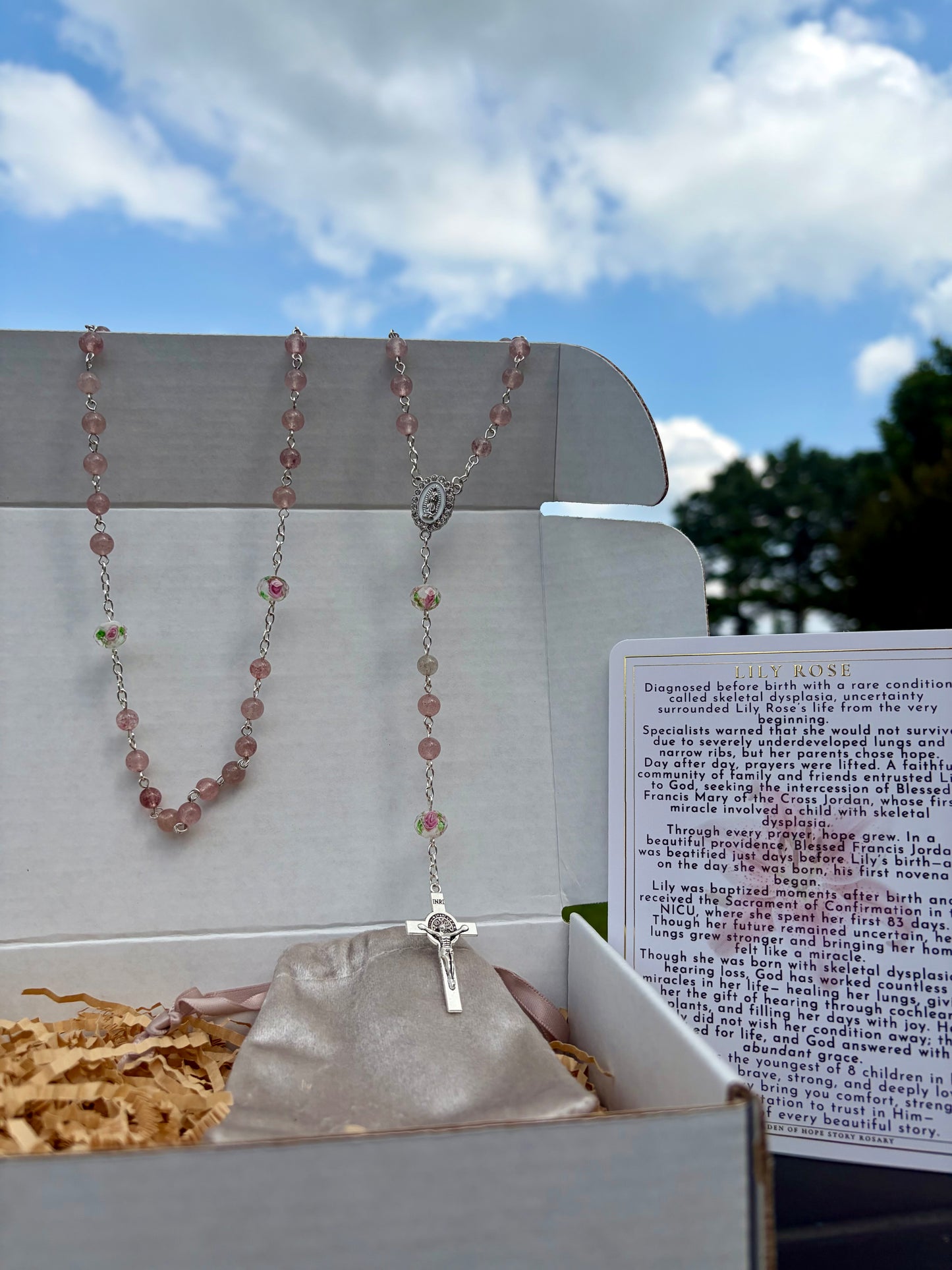 Lily Rose Story Rosary