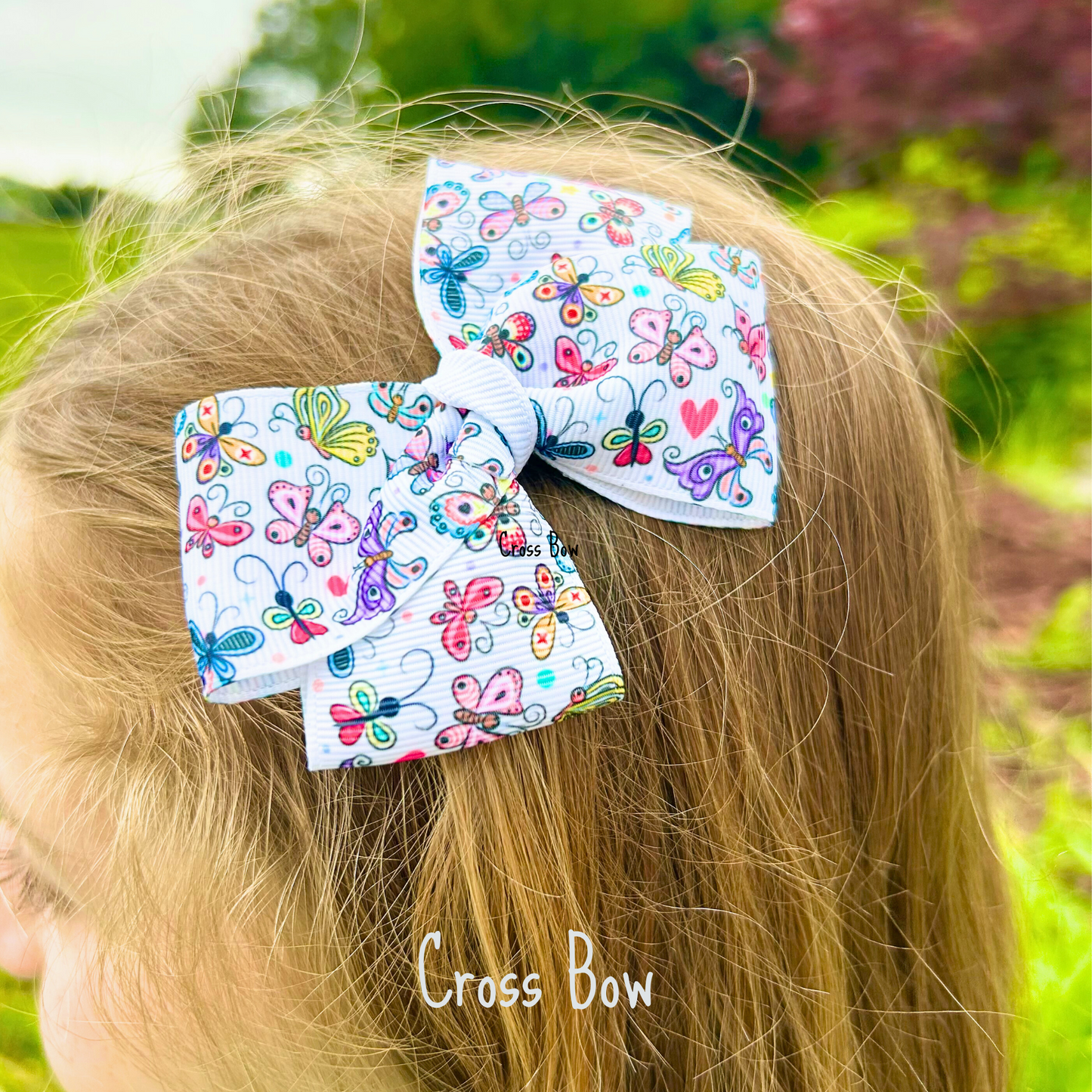 Bright Butterfly Bow-Choose Your Blessed Medal