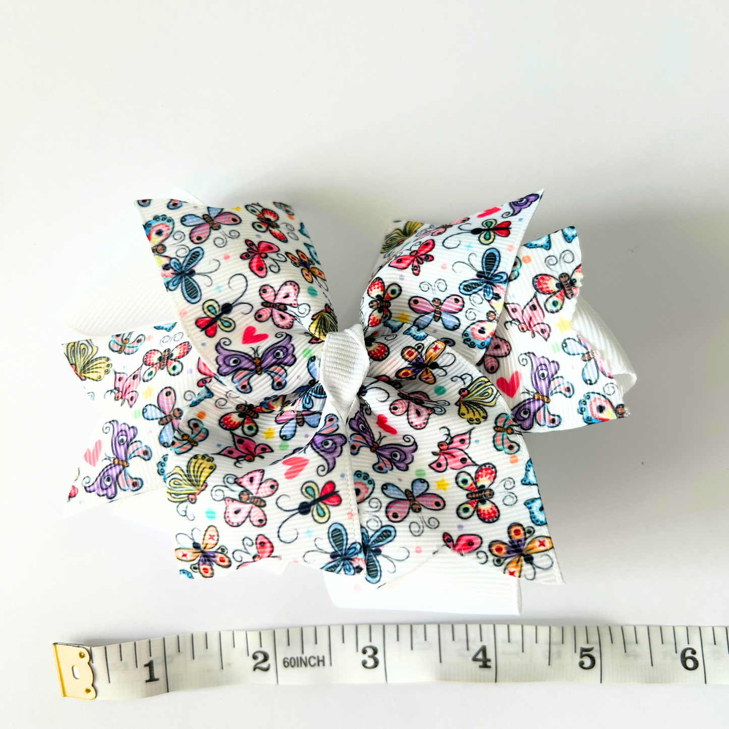 Bright Butterfly Bow-Choose Your Blessed Medal