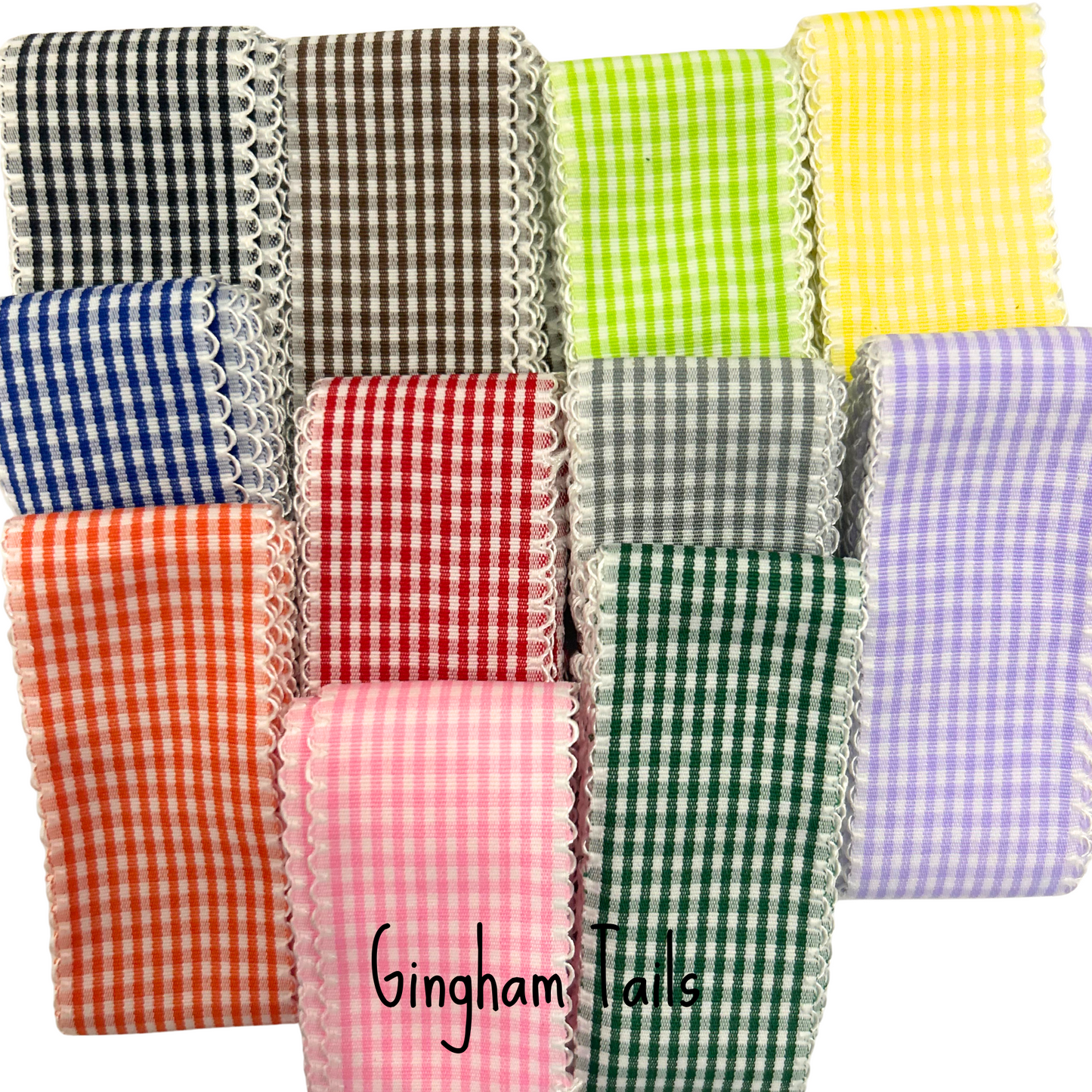 Gingham Joy Bow-Choose Your medal
