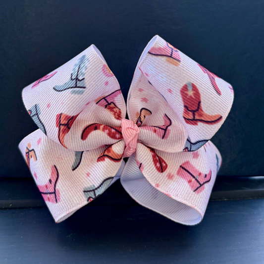 Little Cowgirl Bow-Choose your medal