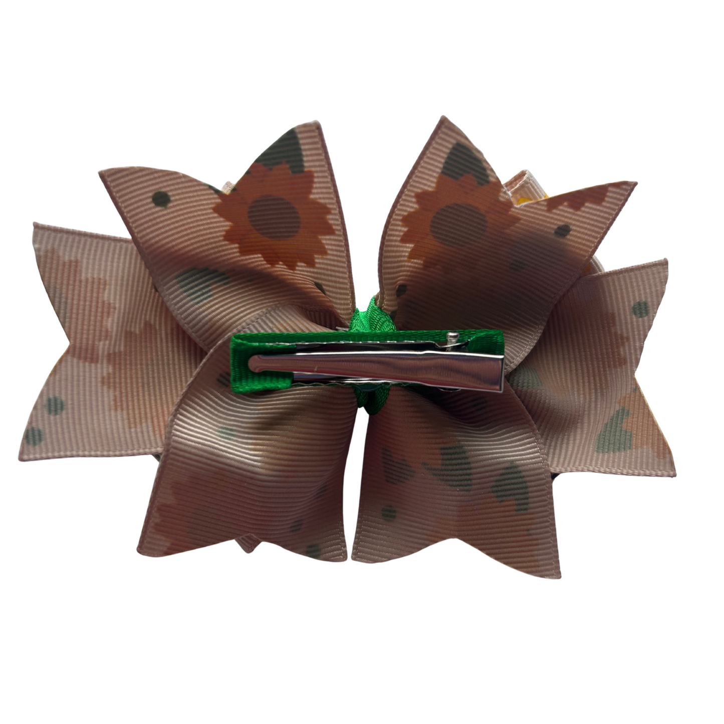 Sunflower Bow- Choose Your Blessed Medal