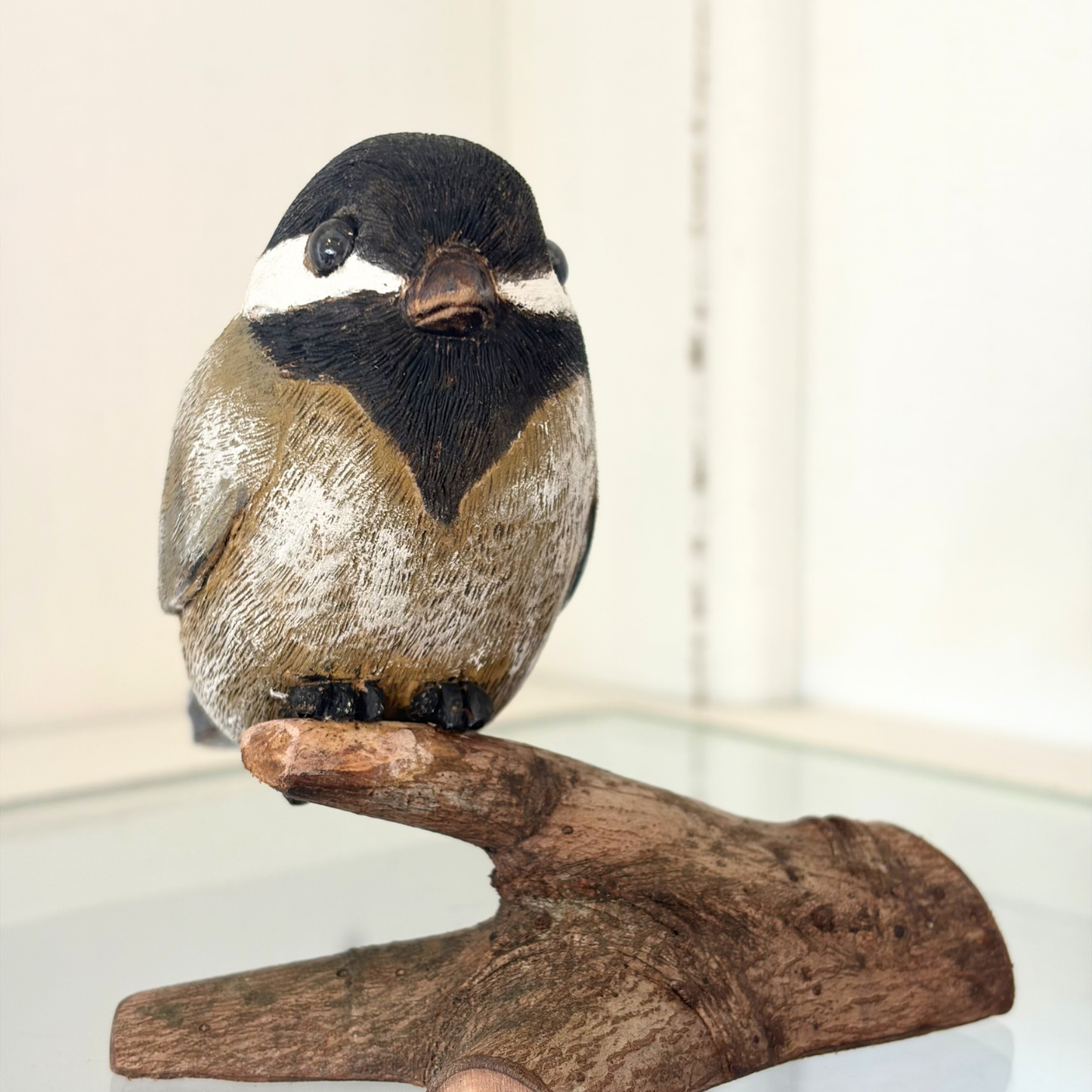 Hand Carved Carolina Chickadee