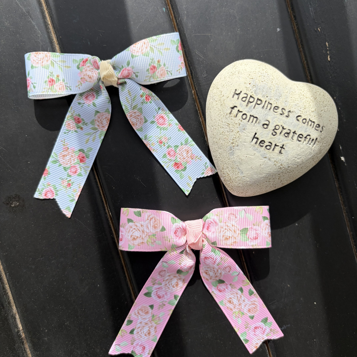 Flower Bow with tails - choose your medal
