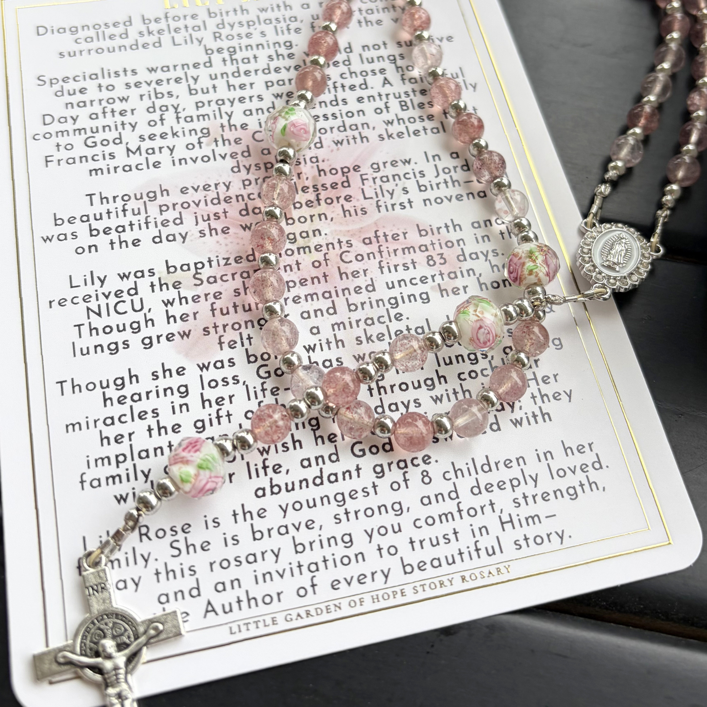 Lily Rose Story Rosary