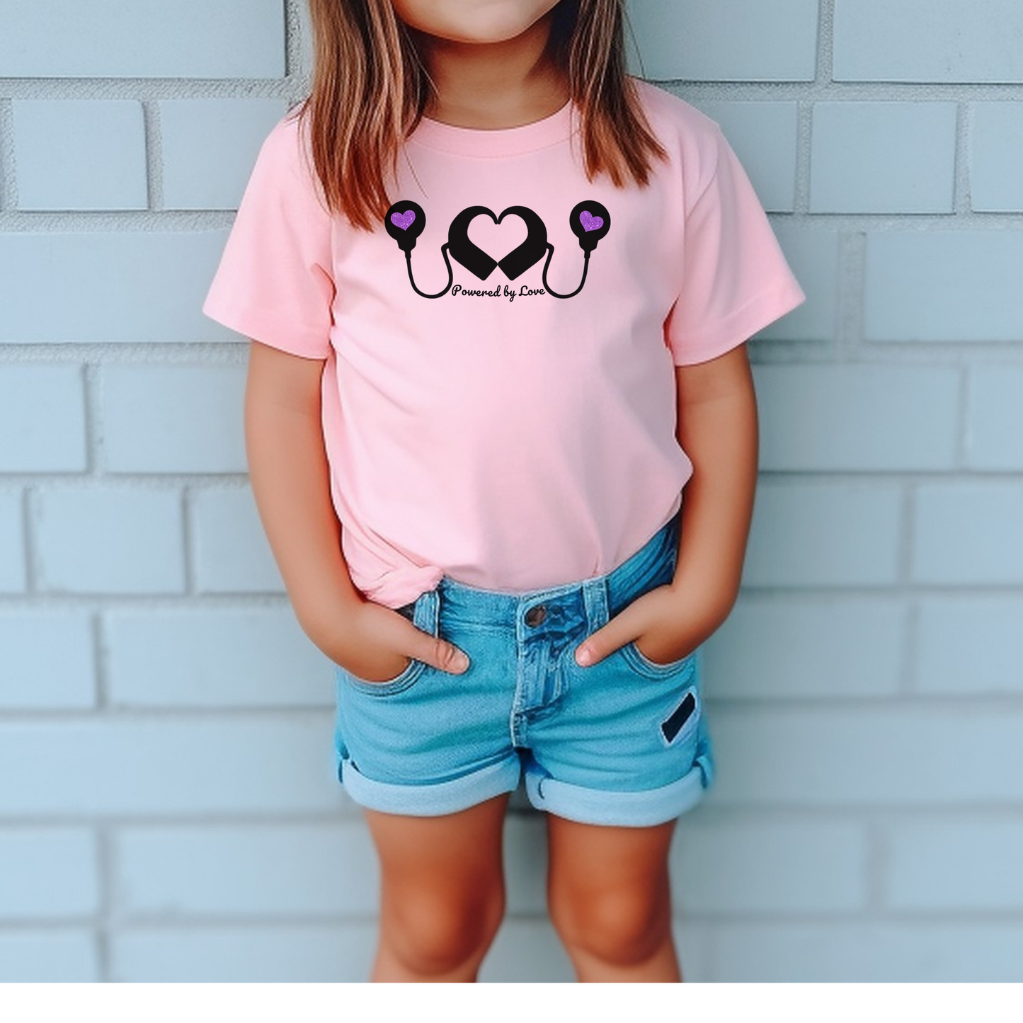 Powered by Love (Cochlear implants) Tee