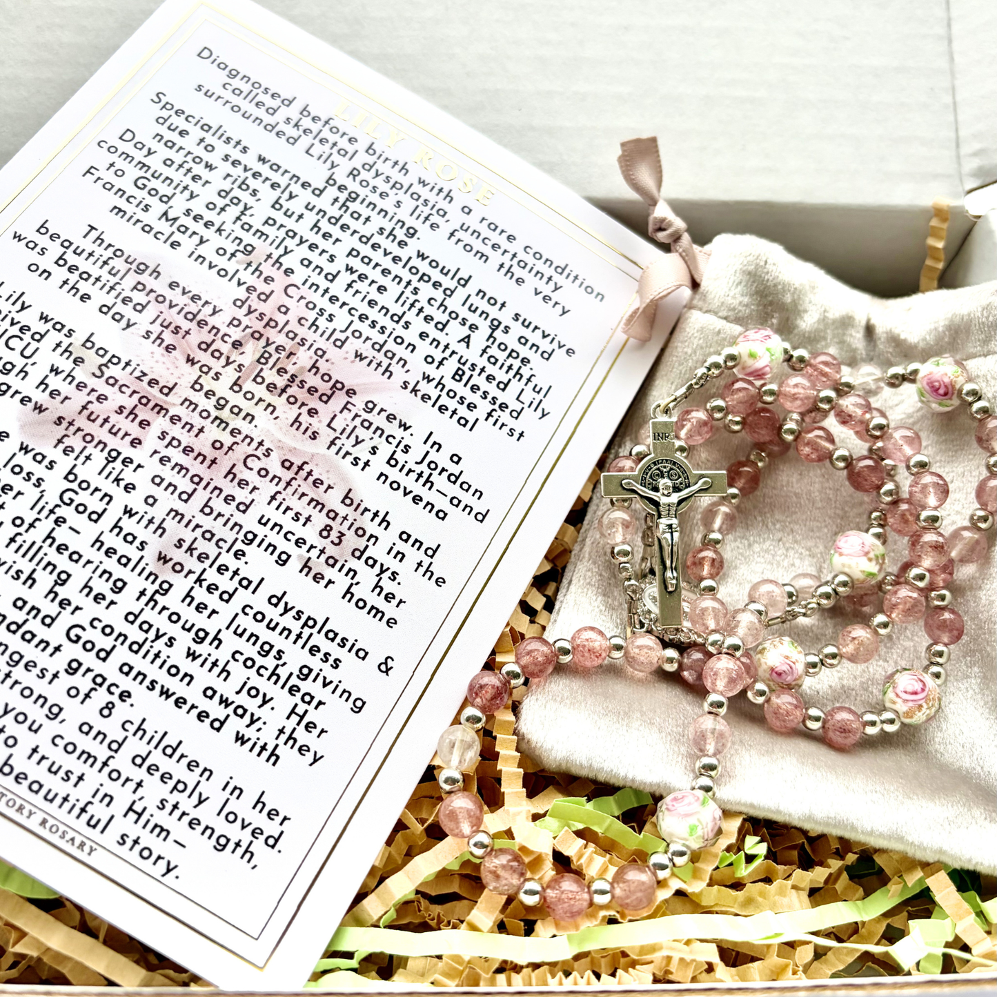 Lily Rose Story Rosary