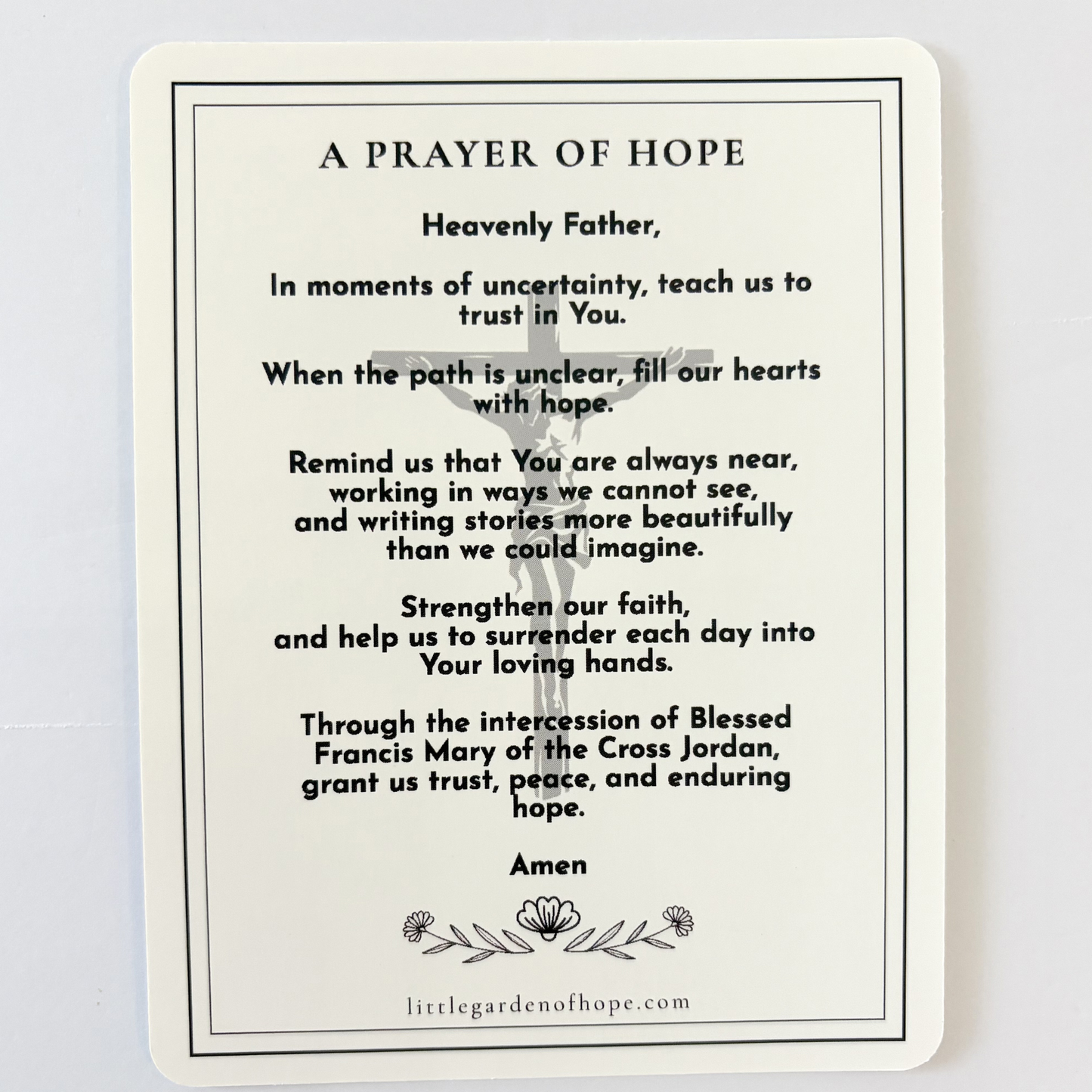 Lily Rose Story Rosary