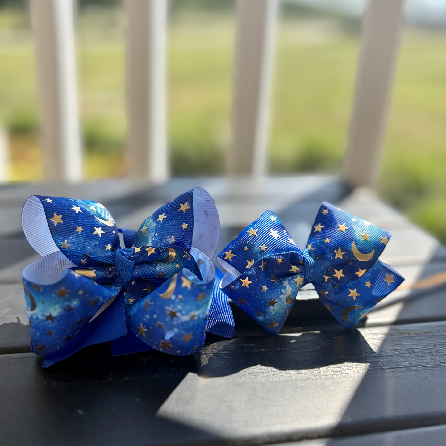Nora's Starry Night Bow-choose your medal
