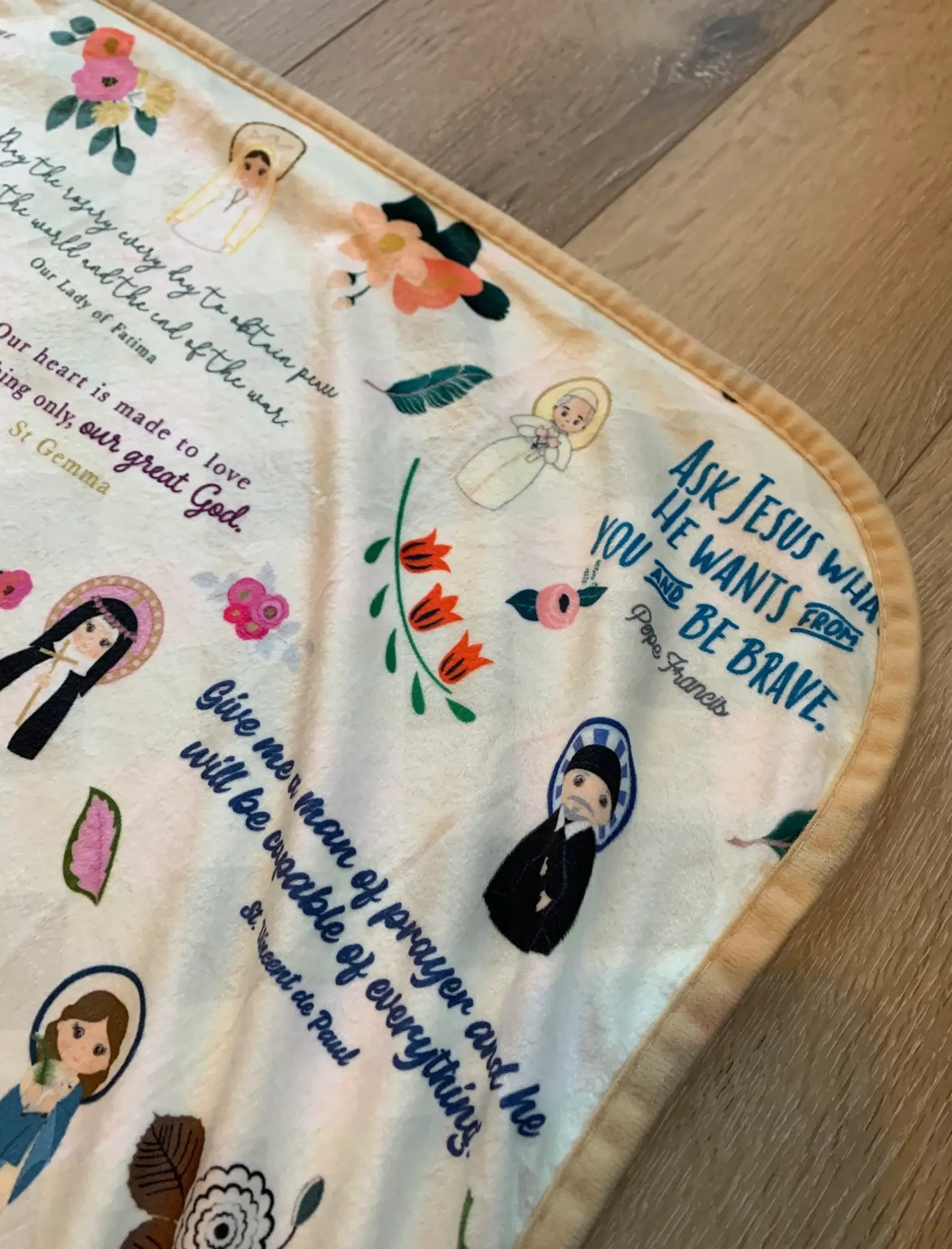 Saints and Snuggles 30x40” Blanket