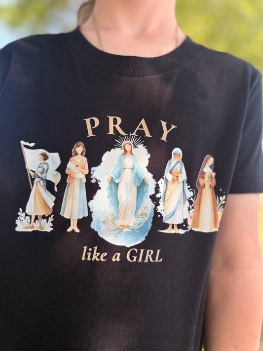 Pray Like a Girl Tee