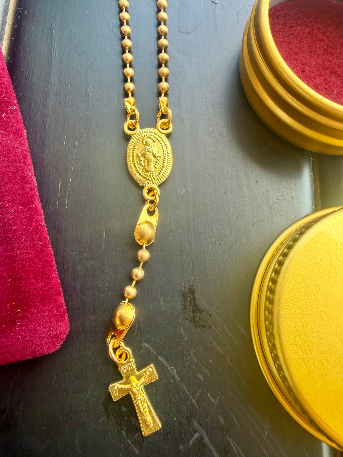 Army Nurse's Miniature Pull Chain Rosary