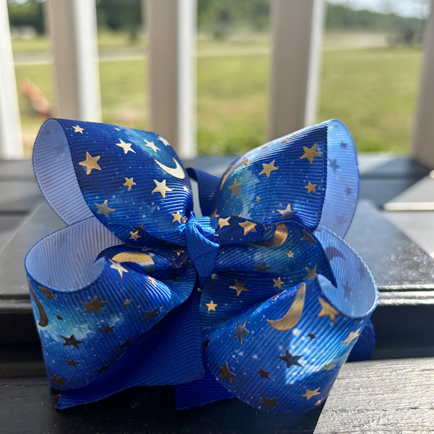 Nora's Starry Night Bow-choose your medal
