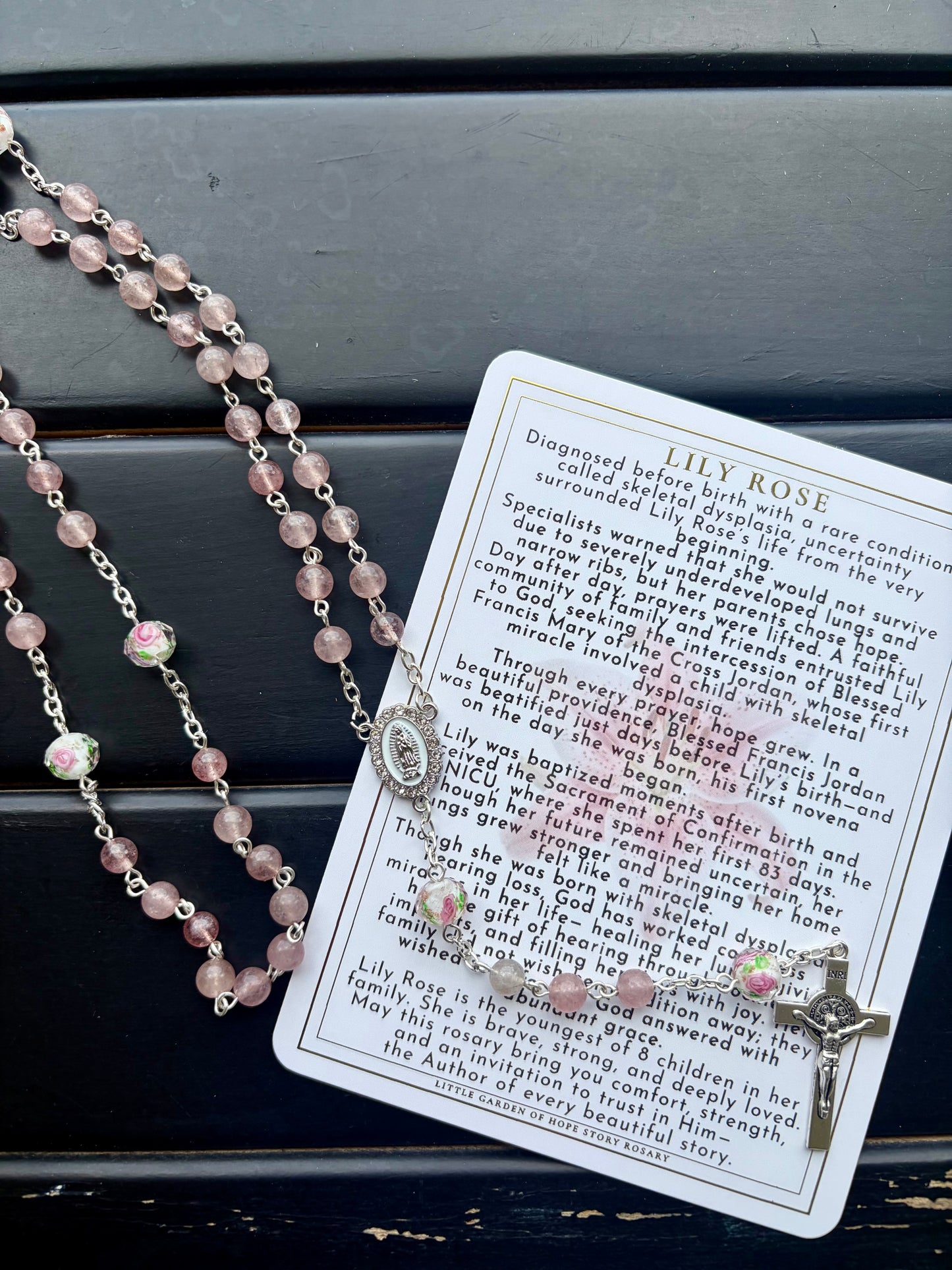Lily Rose Story Rosary