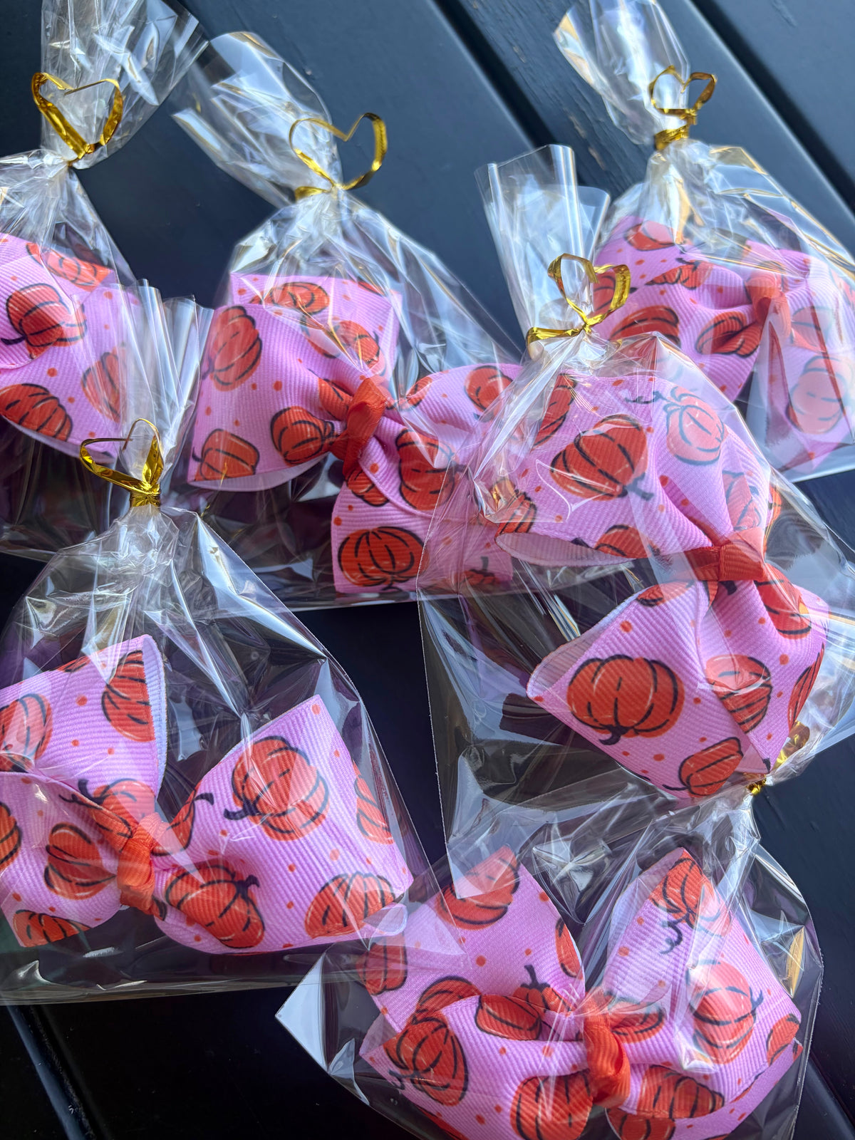 Fall Pumpkin Bow- Choose Your Medal