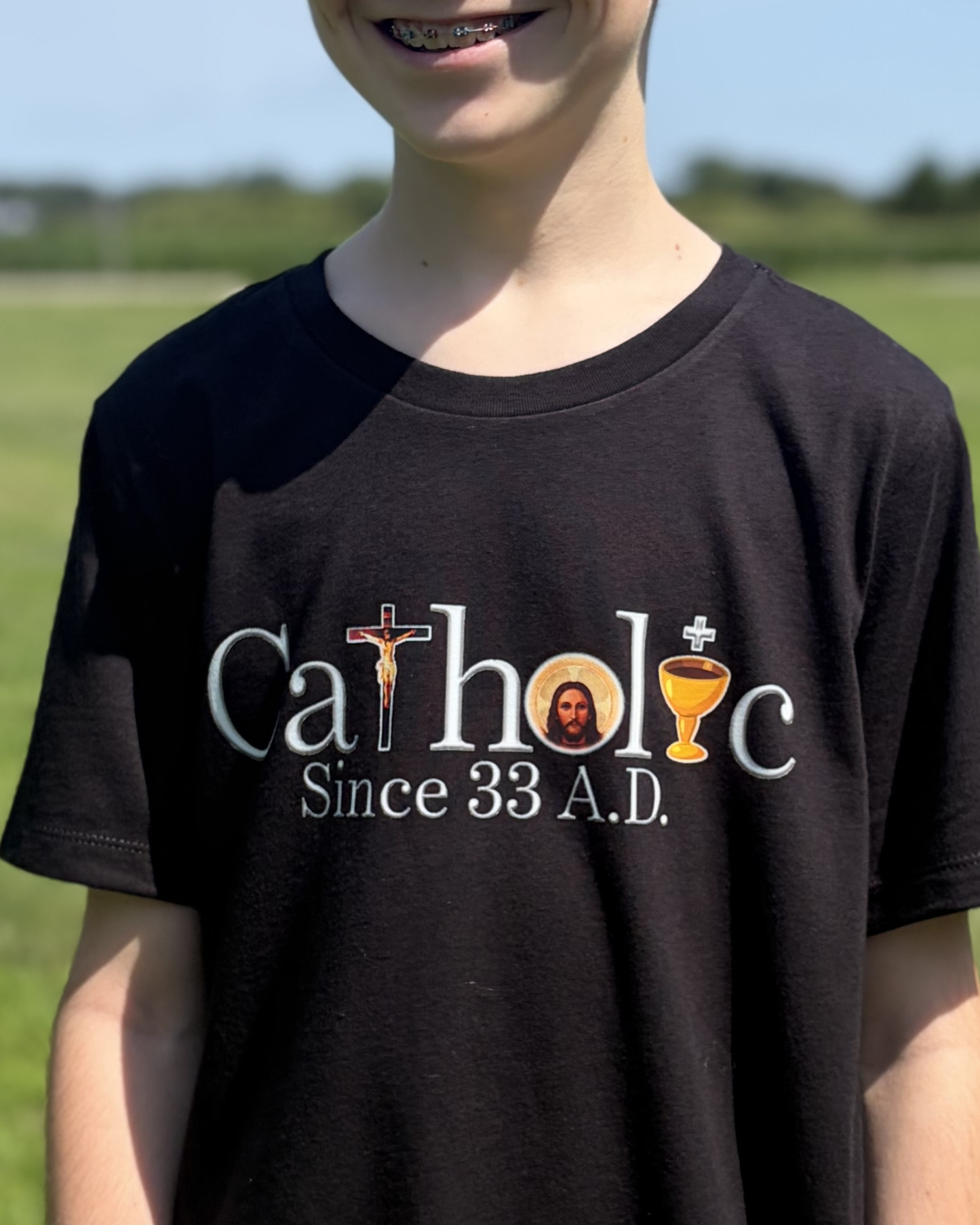 Catholic tee for all ages