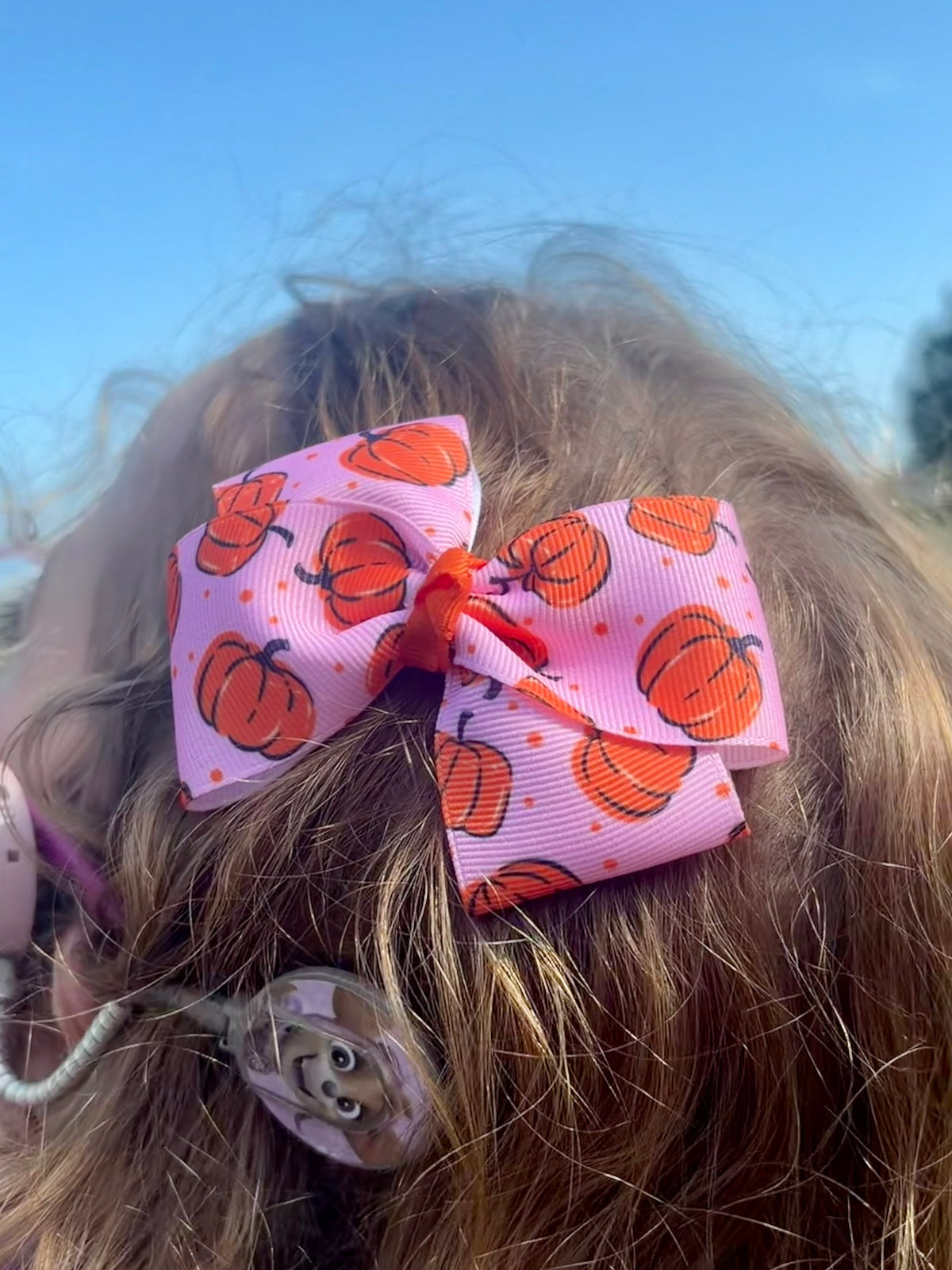 Fall Pumpkin Bow- Choose Your Medal