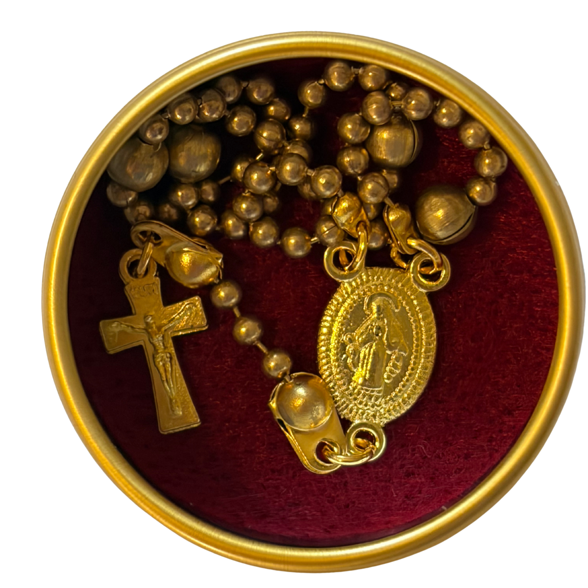 Army Nurse's Miniature Pull Chain Rosary
