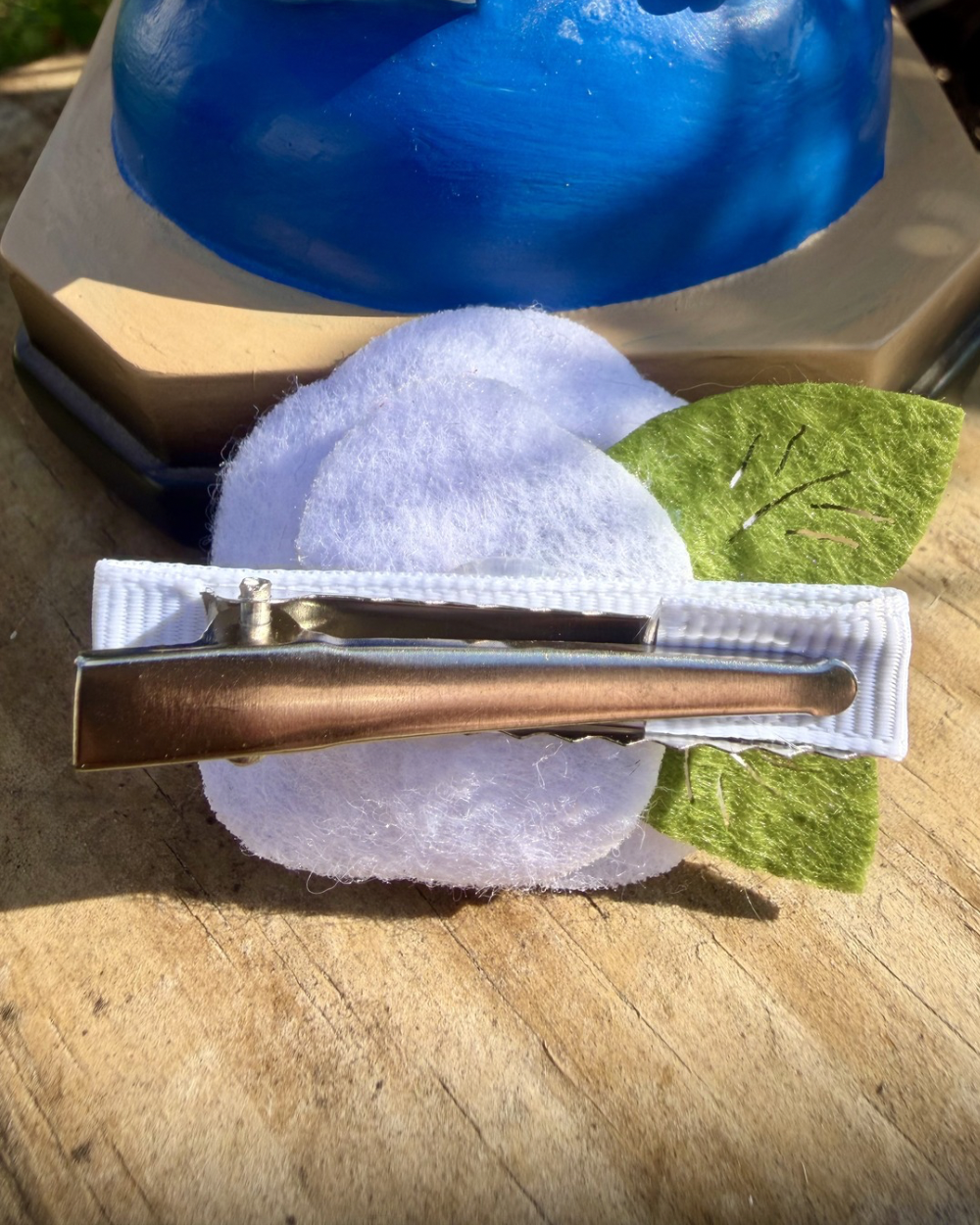 Felt Rose Hair Clip