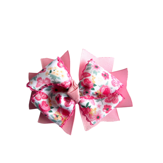 Butterfly Floral Bow-Choose Your Blessed Medal