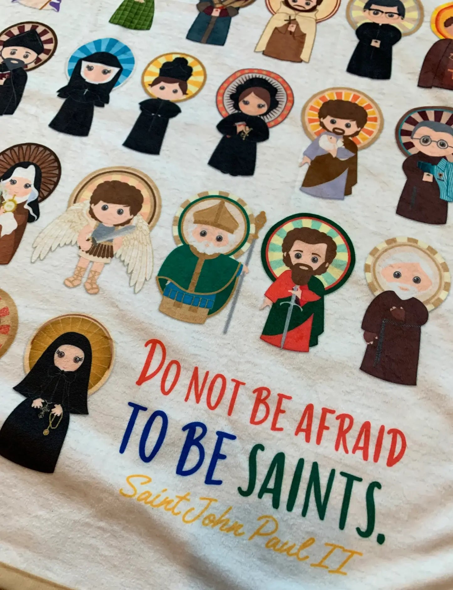 Saints and Snuggles 30x40” Blanket