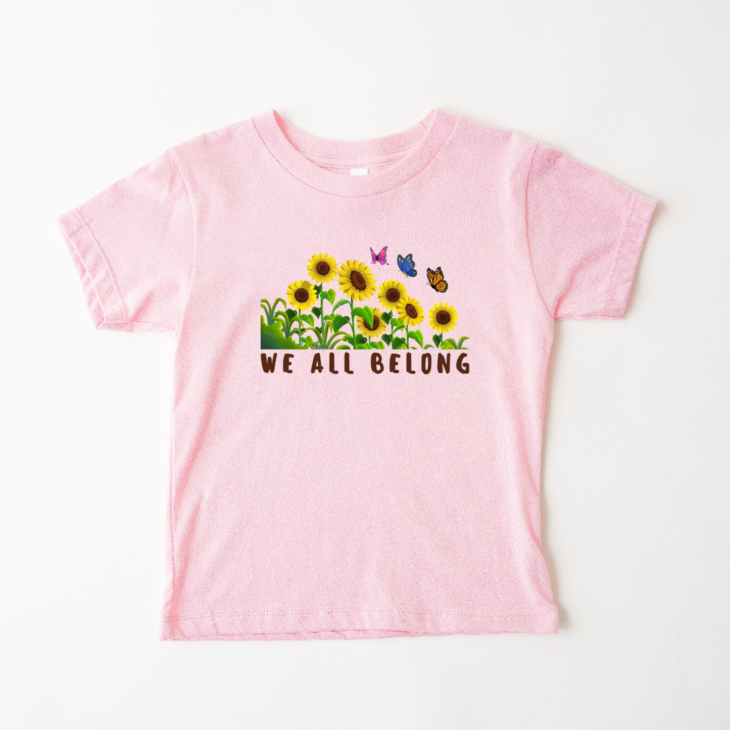 Sunflower-We All Belong Toddler and Youth Tee