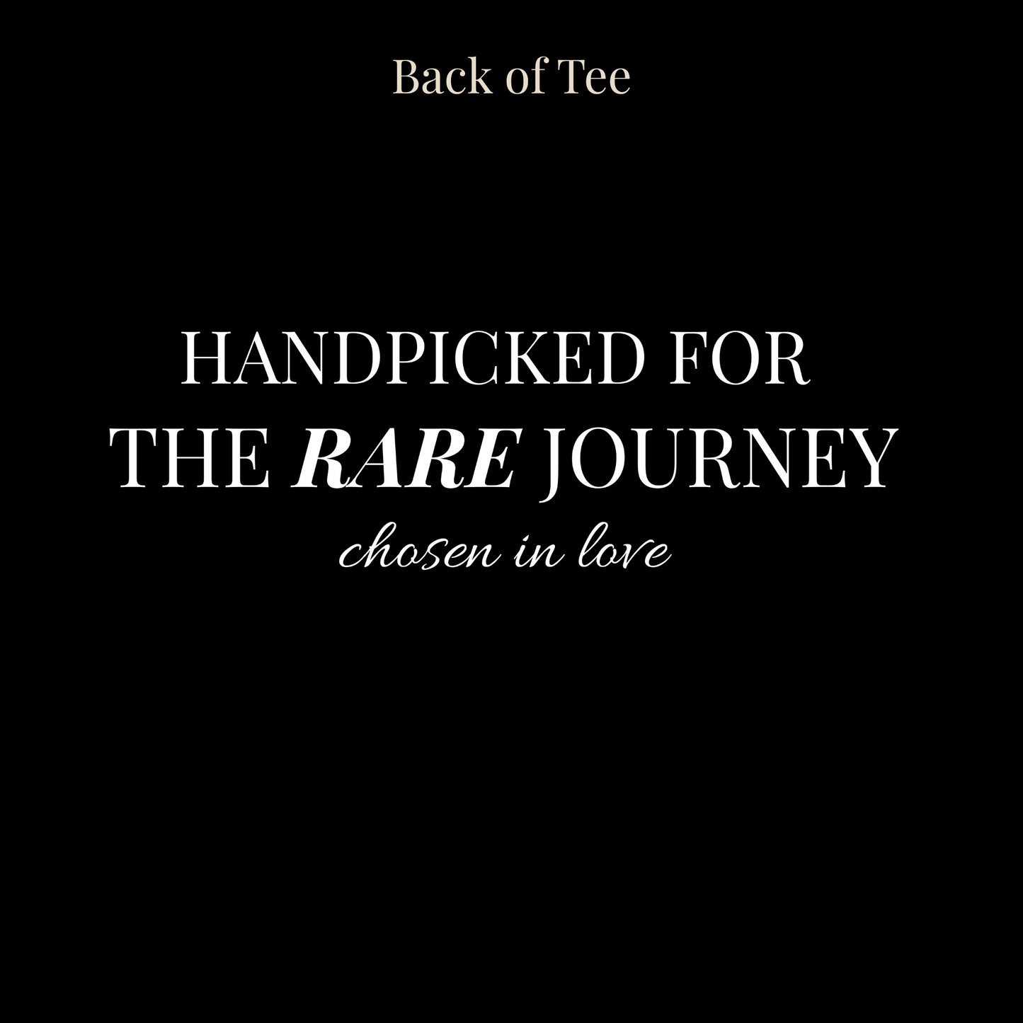 Handpicked for the Rare Journey Youth and Adult Tee