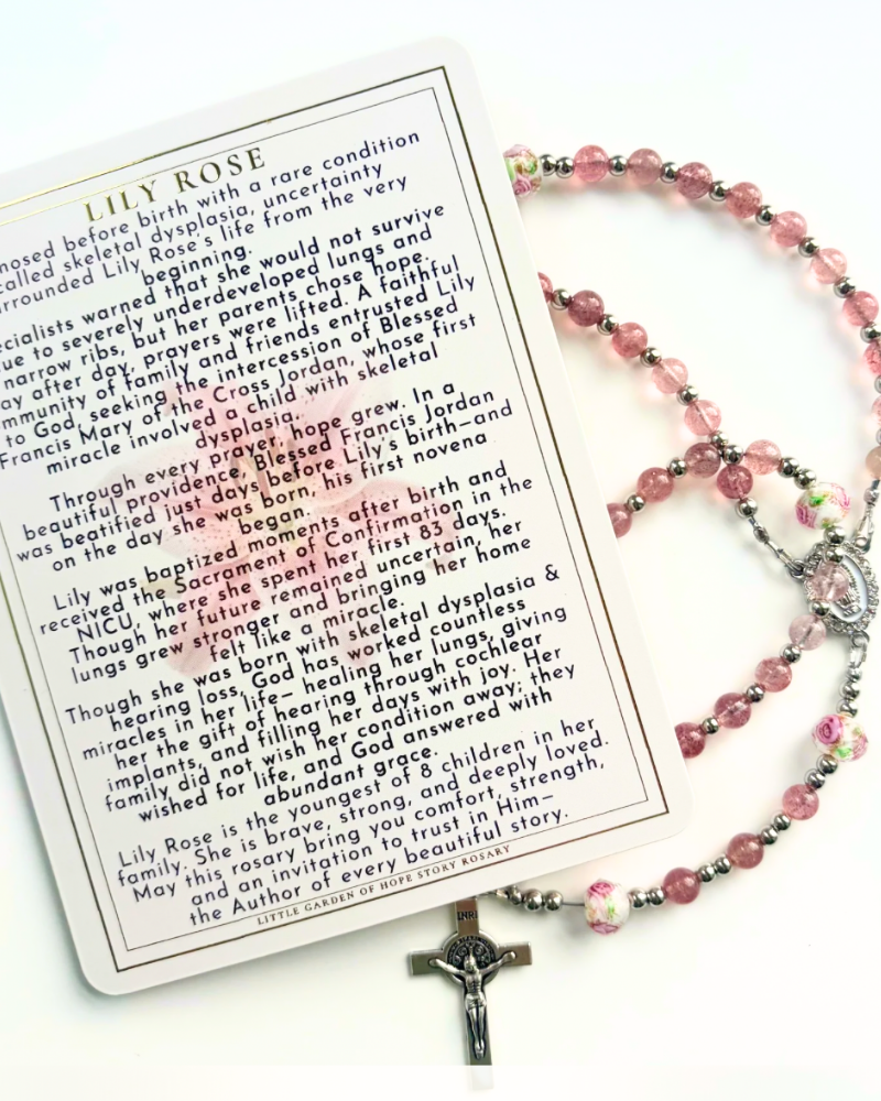 Lily Rose Story Rosary