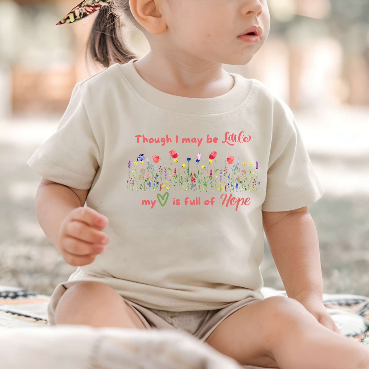 Little and Full of Hope Baby, Toddler, and Youth Tee