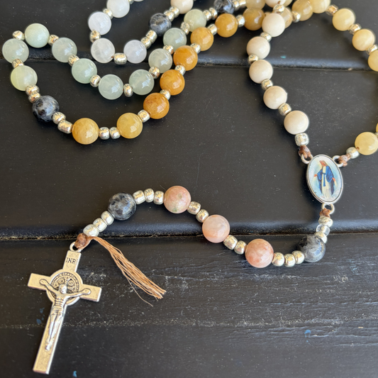 Light Gemstone Rosary