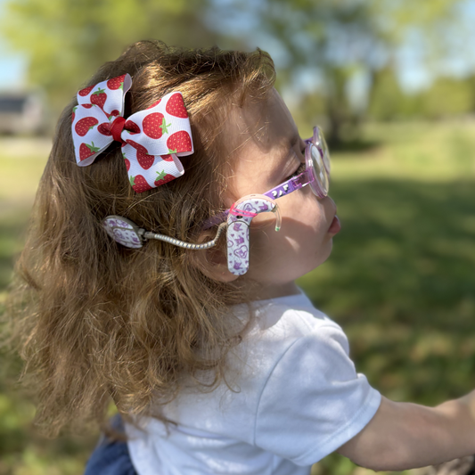 Strawberry Patch Bow- Choose Your Medal