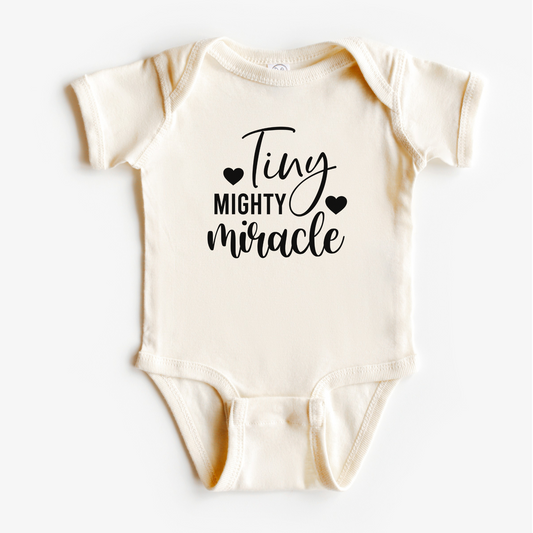 Tiny Mighty Miracle Infant Onesie